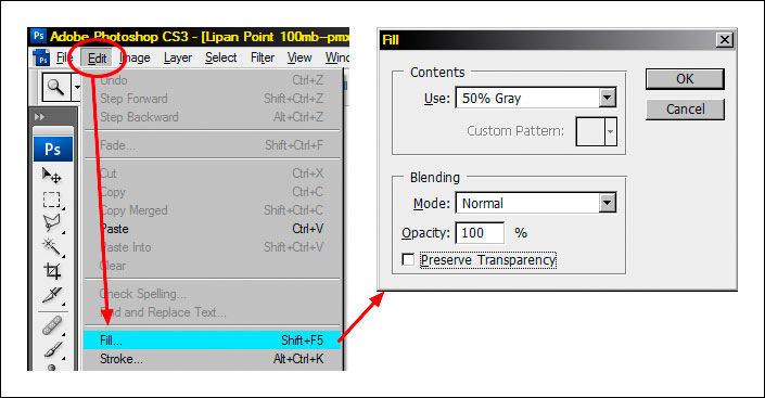 How to make burn/dodge layer